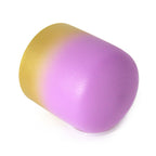 Crystal Soul Gold Pink Gradient Quartz Frosted Crystal Singing Bowl