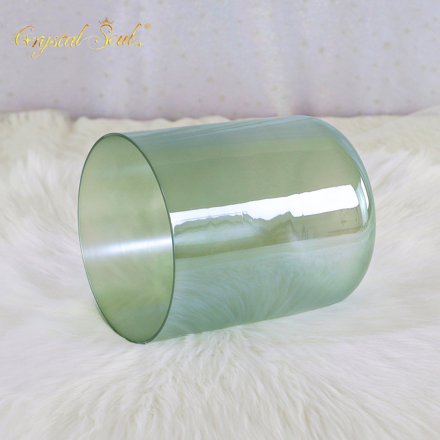 Crystal Soul Bright Green Clear Alchemy Crystal Bowl