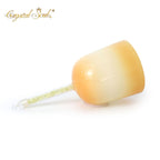 Crystal Soul Amber Jade Crystal Handle Bowl