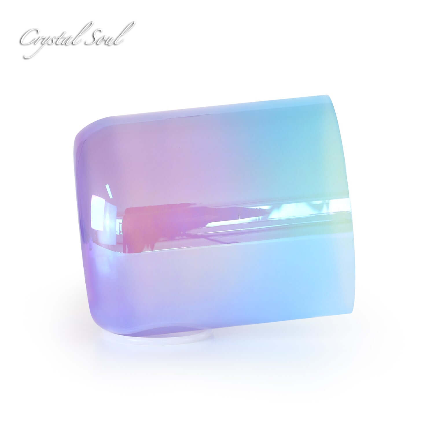 Crystal Soul Azure Purple Gradient Alchemy Crystal Bowl