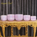 Crystal Soul New Exclusive Design Amethyst Alchemy Crystal Bowl Harmony Set