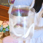 Crystal Soul Superior Design High Quality Gemstone Imbued Hand Painted Alchemy Crystal Bowl