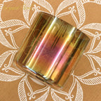 Crystal Soul Superior Design New Arrival Champagne Gold-Brown Alchemy Crystal Bowl