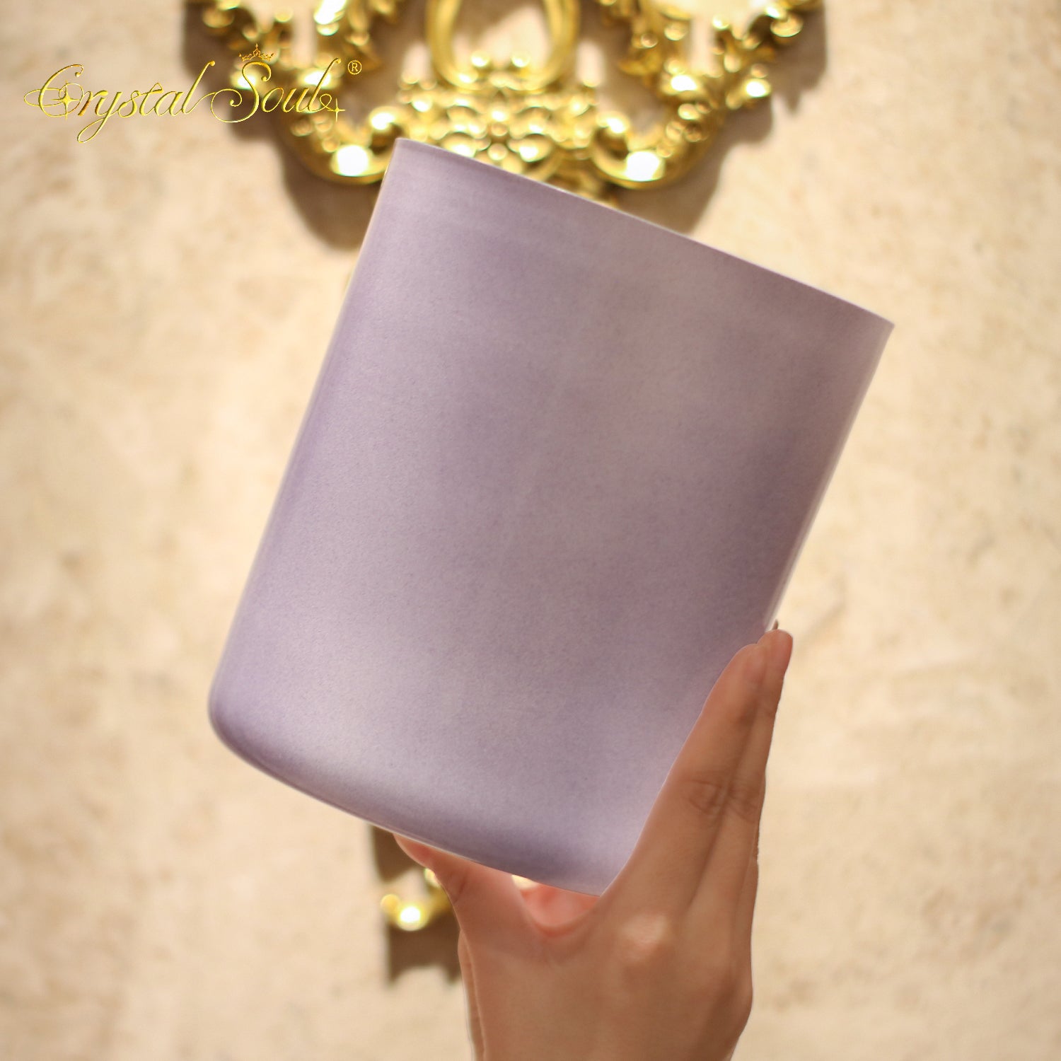 Crystal Soul Premium Mist Purple Alchemy Crystal Bowl