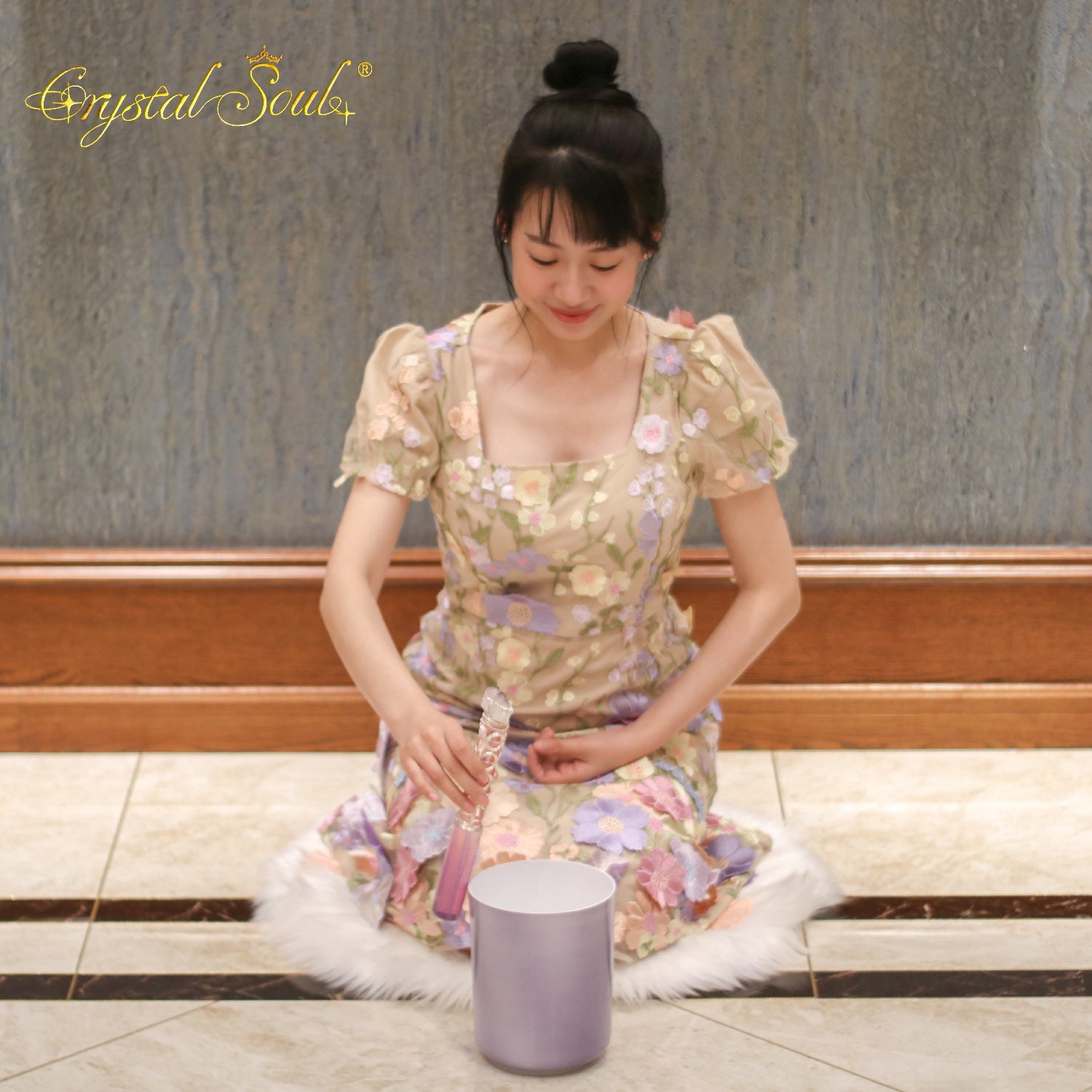 Crystal Soul Premium Mist Purple Alchemy Crystal Bowl