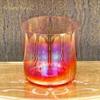 Crystal Soul Classic Chakra Clear Gradient Red Alchemy Crystal Bowl