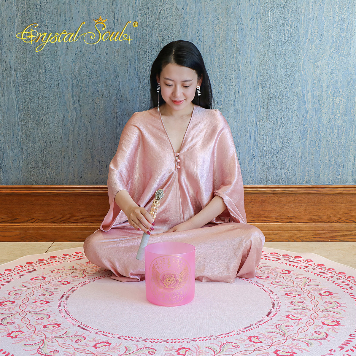 Crystal Soul Rosa Seraphina Alchemy Crystal Bowl