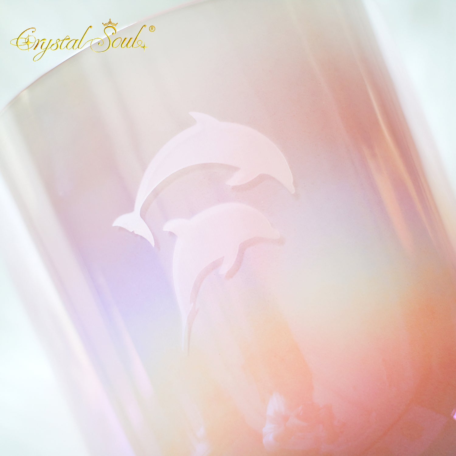 Crystal Soul High Quality Custom Engraved Pink Holy Grail Alchemy Crystal Bowl