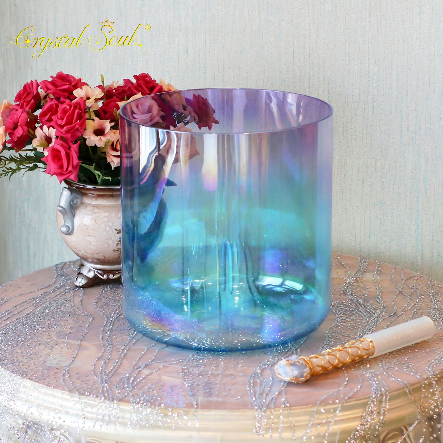 Crystal Soul New Dreamy and Romantic Gradient Alchemy Crystal Bowl