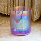 Crystal Soul Classic Chakra Clear Gradient Purple Alchemy Crystal Bowl