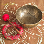 Crystal Soul 40cm Handmade Feet Carved Singing Bowl Standing Bowls