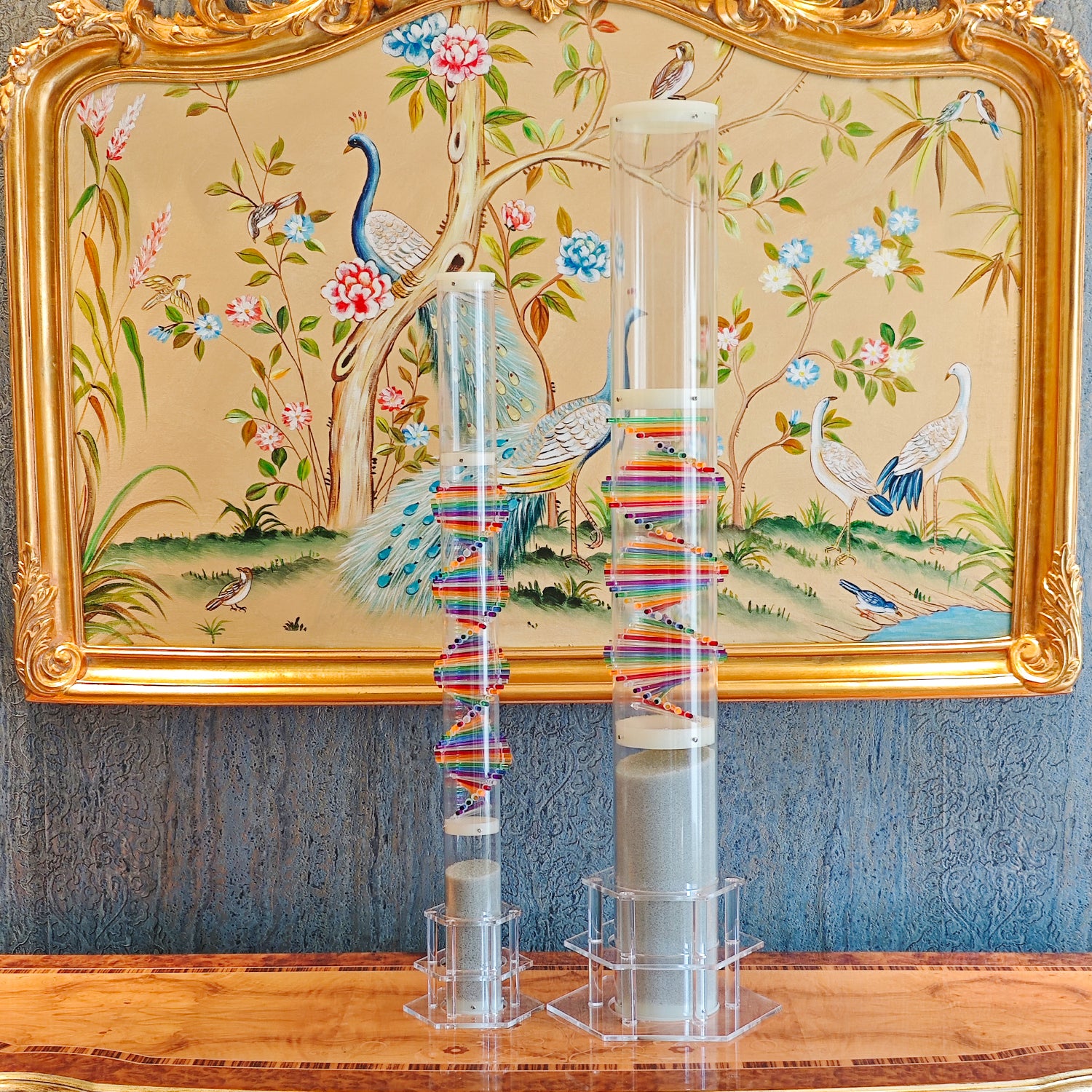 Crystal Soul Rainbow DNA Rain Stick
