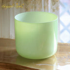 Crystal Soul Classic Fresh Lime Green Alchemy Crystal Bowl