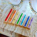 Crystal Soul Chakra Colored Crystal Chimes Set