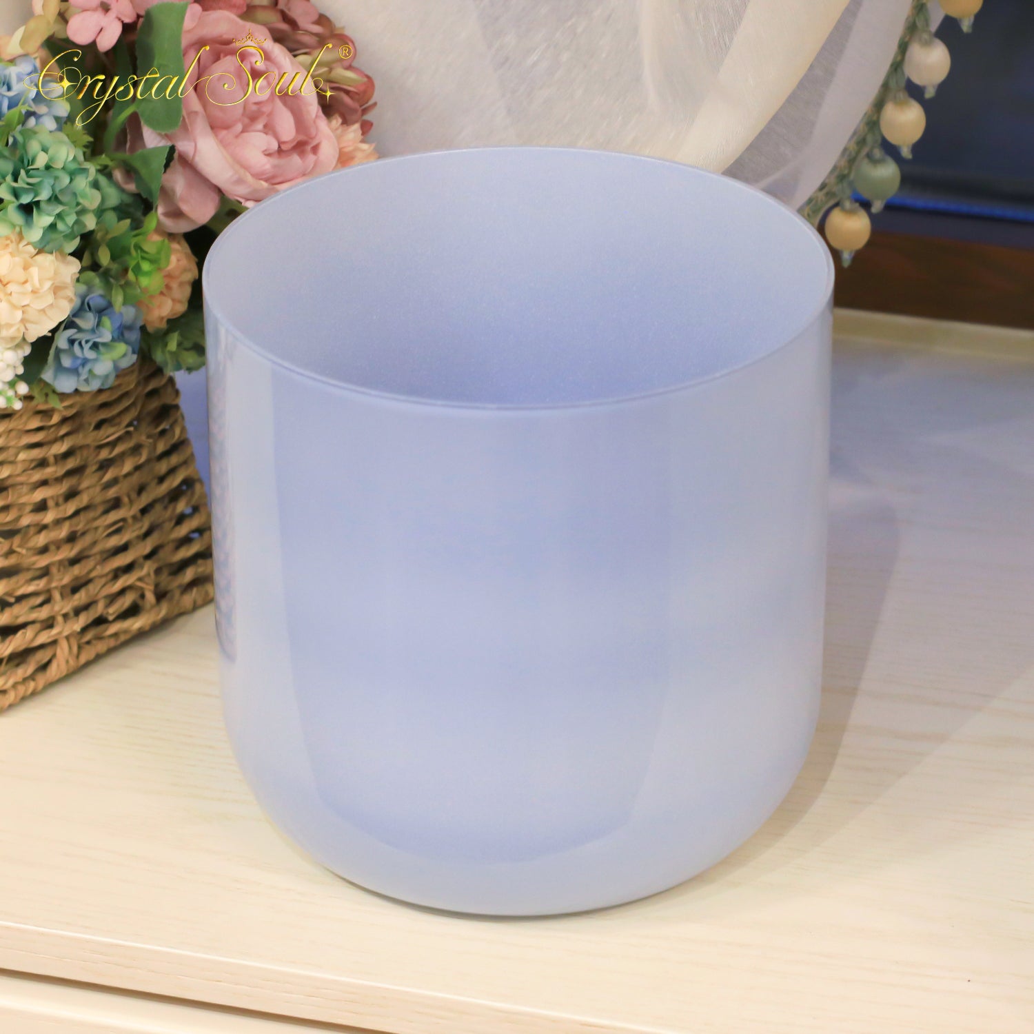 Crystal Soul Ceramic Crystal Soul Sapphire Purple Gradient Alchemy Crystal Bowl