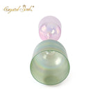 Crystal Soul Aurora Pink Green Gradient Double-headed Crystal Holy