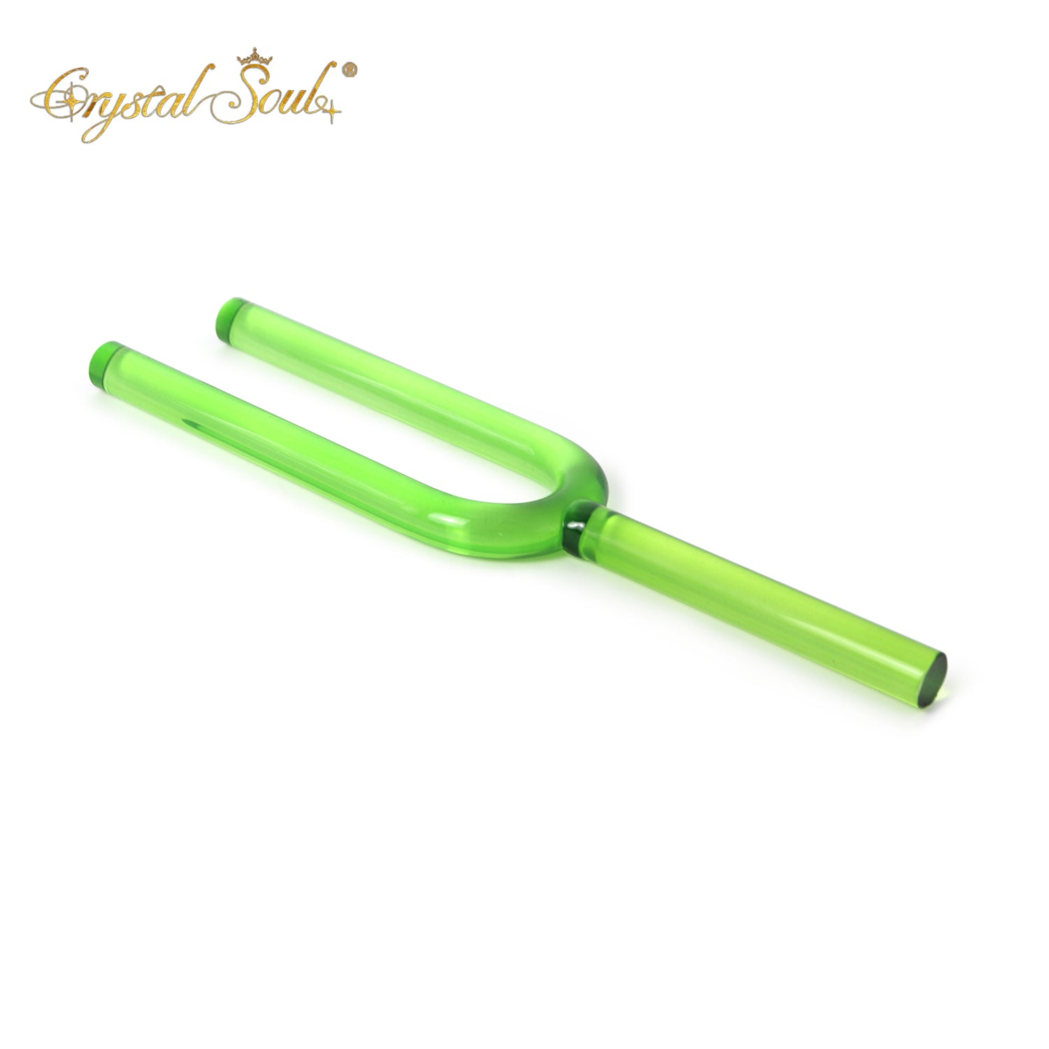 Crystal Soul Green Crystal Singing Fork