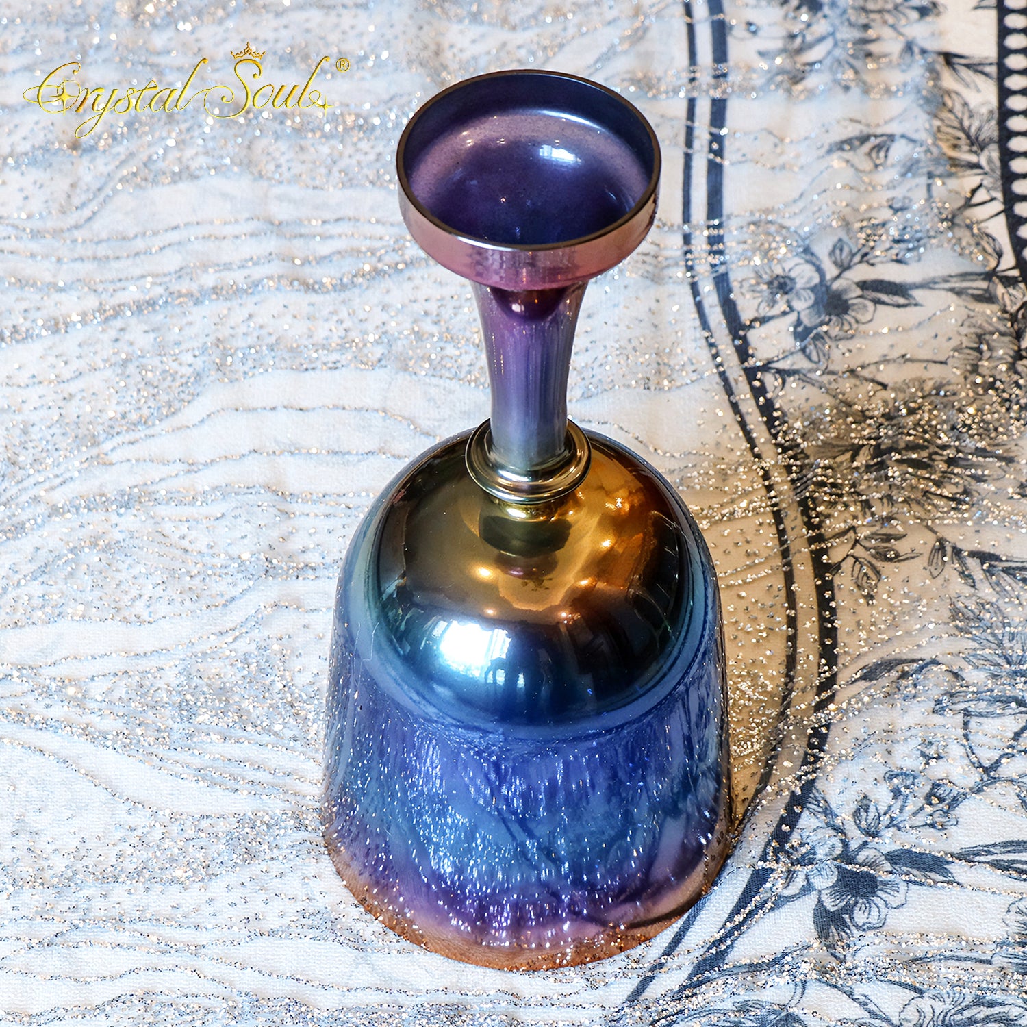 Crystal Soul Metal Multi layered Gradient Holy Grail Alchemy Crystal Bowl