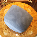 Crystal Soul High Quality Original Mineral Gray Obsidian Frosted Crystal Bowl