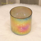 Crystal Soul Superior Design New Arrival Champagne Gold-Brown Alchemy Crystal Bowl