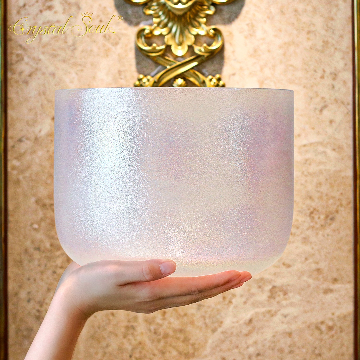 Crystal Soul Exclusive Creation  Colorful Thickened Precious Metal Gemstone Alchemy Crystal Bowl