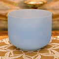Crystal Soul Macaron Azure Frosted Crystal Singing Bowl