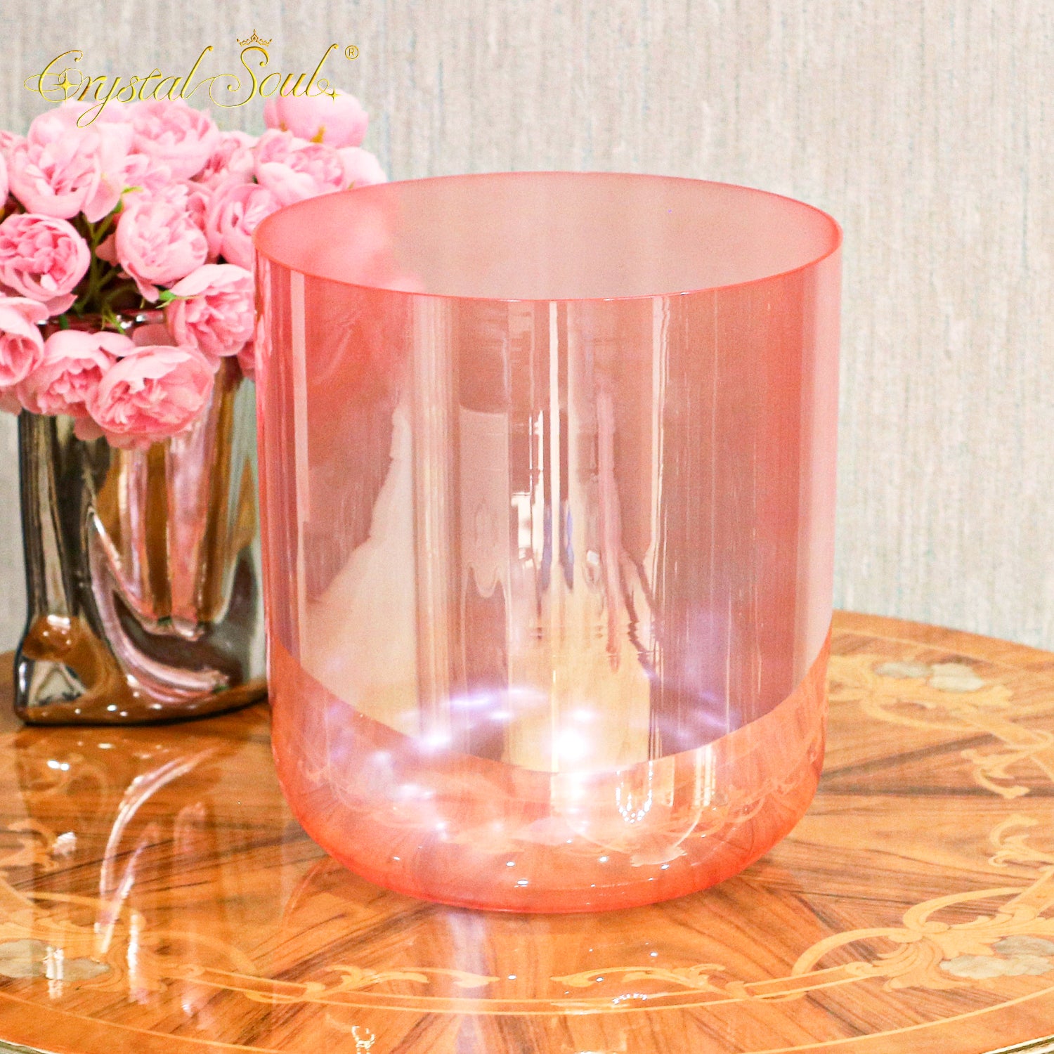 Crystal Soul Pearl Red Alchemy Crystal Bowl