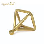 Crystal Soul Golden Mini Pyramid