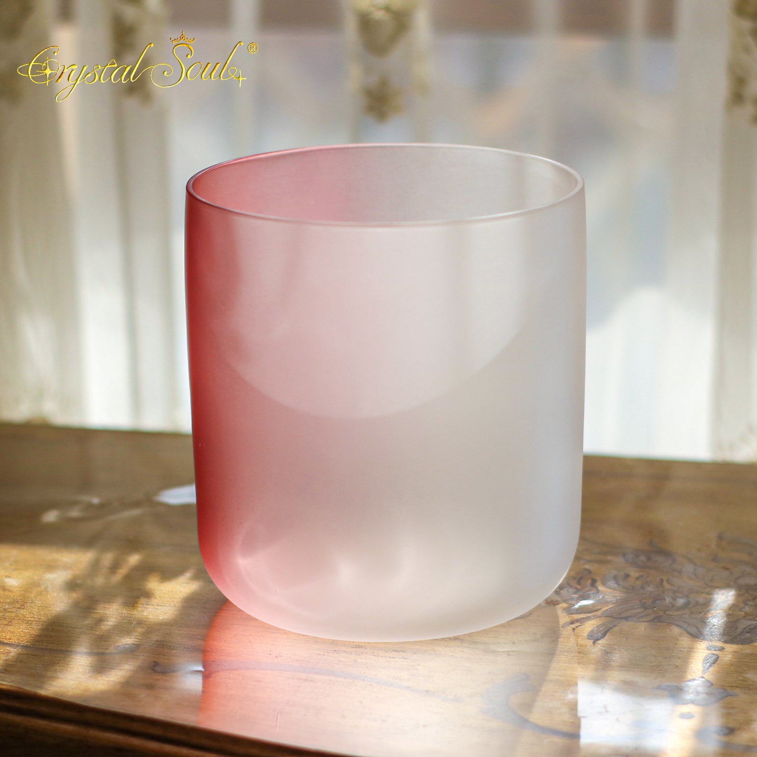 Crystal Soul Gradient Crimson Alchemy Crystal Bowl