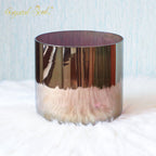 Crystal Soul Multi-Changing Golden Brown Crystal Singing Bowl