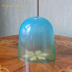 Crystal Soul Azure Green Gradient Alchemy Handheld Crystal Bowl