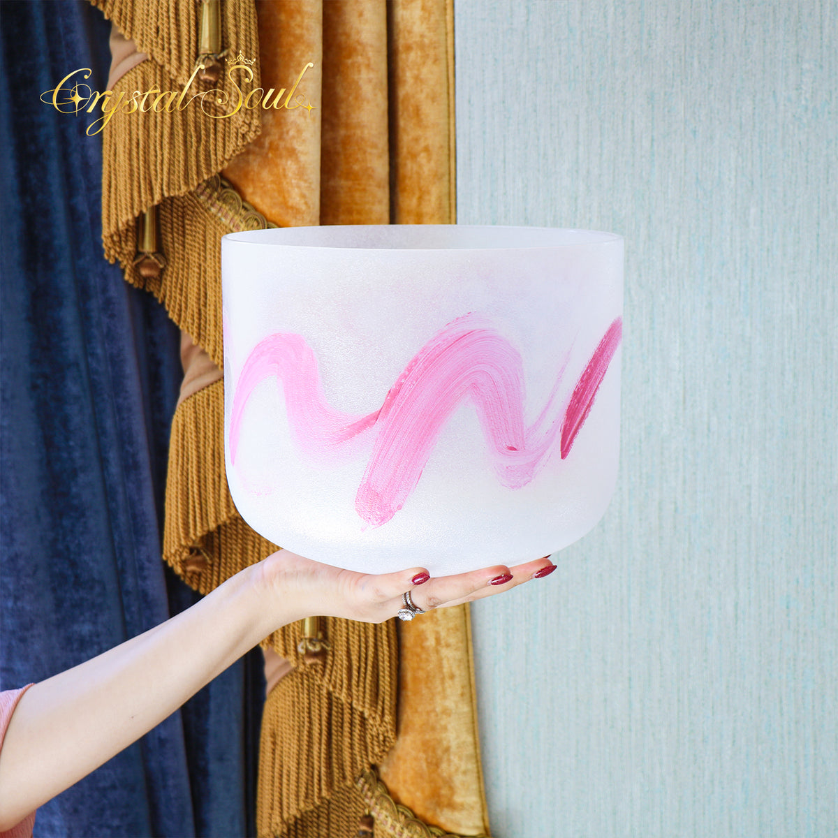 Crystal Soul Thetis Alchemy Frosted Crystal Singing Bowl