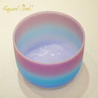 Crystal Soul Nebula Purple Sea Triple Gradient Frosted Crystal Singing Bowl