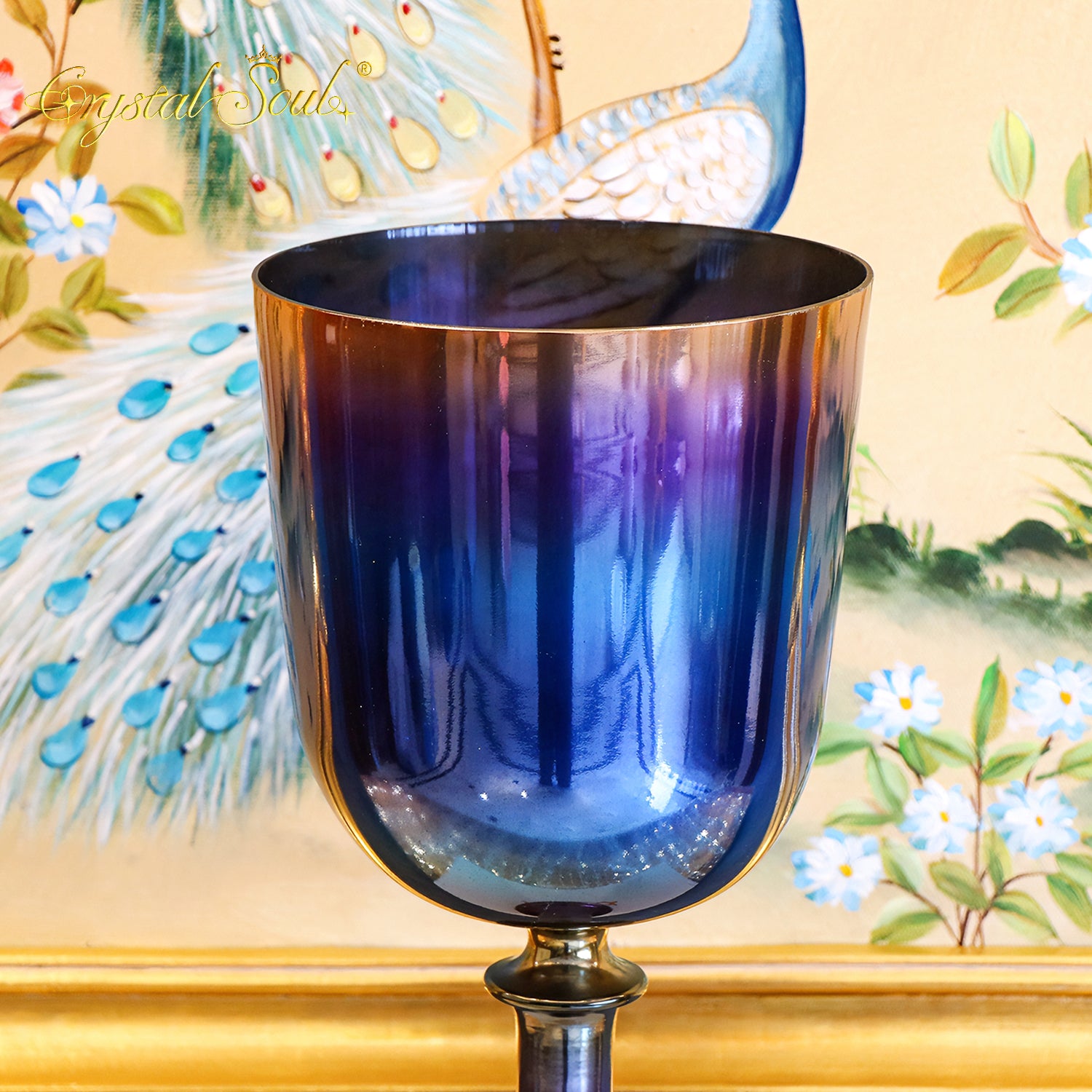 Crystal Soul Metal Multi layered Gradient Holy Grail Alchemy Crystal Bowl