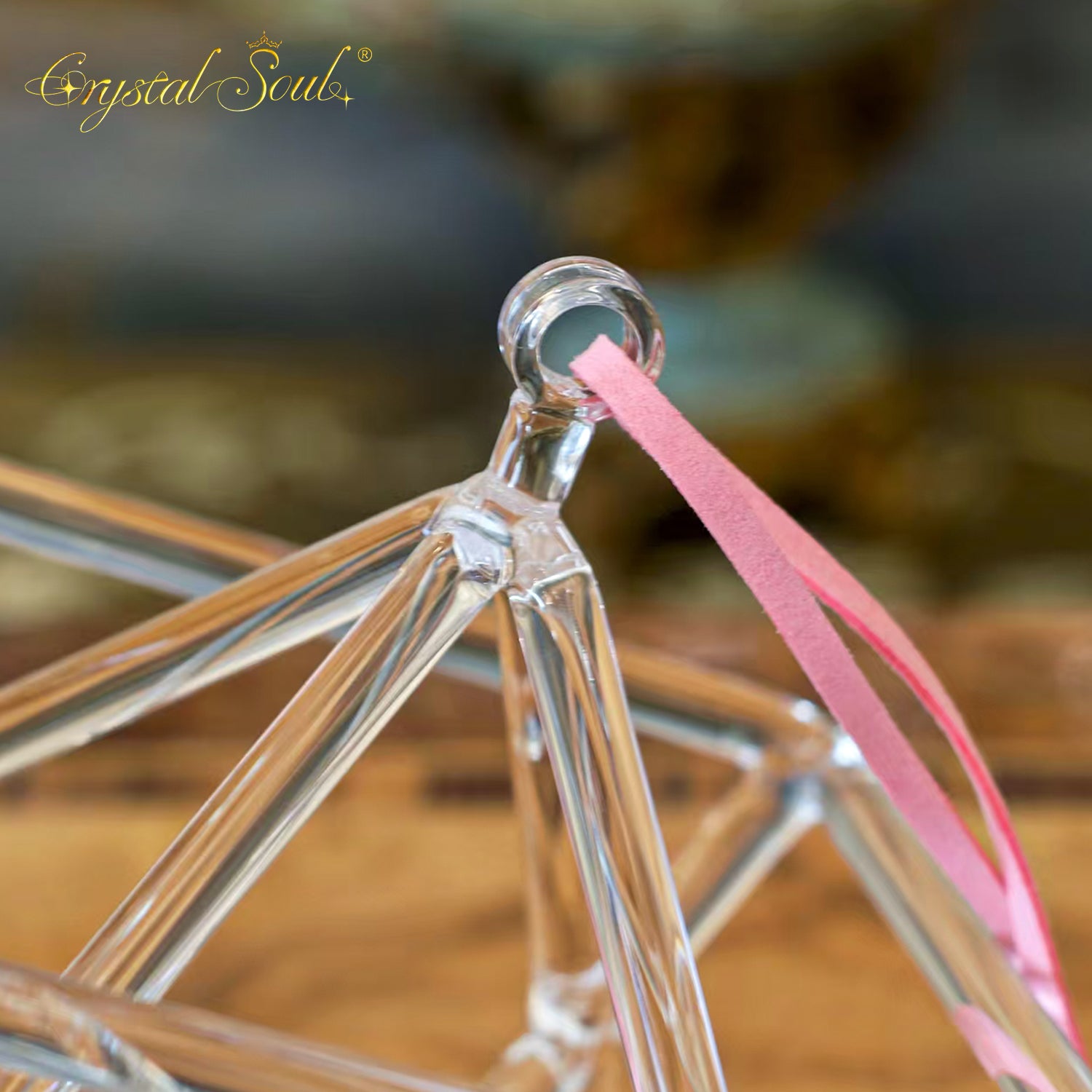 Crystal Soul Sacred Clear Crystal Merkaba Sound Healing Instrument