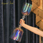 Crystal Soul Clear Aurora Double-Headed Crystal Holy Chalice Customizable Tones