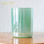 Crystal Soul Pearl Milk Green Extended Height  Alchemy Crystal Bowl