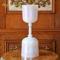 Crystal Soul Aurora White Double-Headed Holy Chalice Alchemy Crystal Bowl
