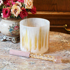 Crystal Soul Spiritual Series Hand-Painted Gilded Alchemy Crystal Bowl