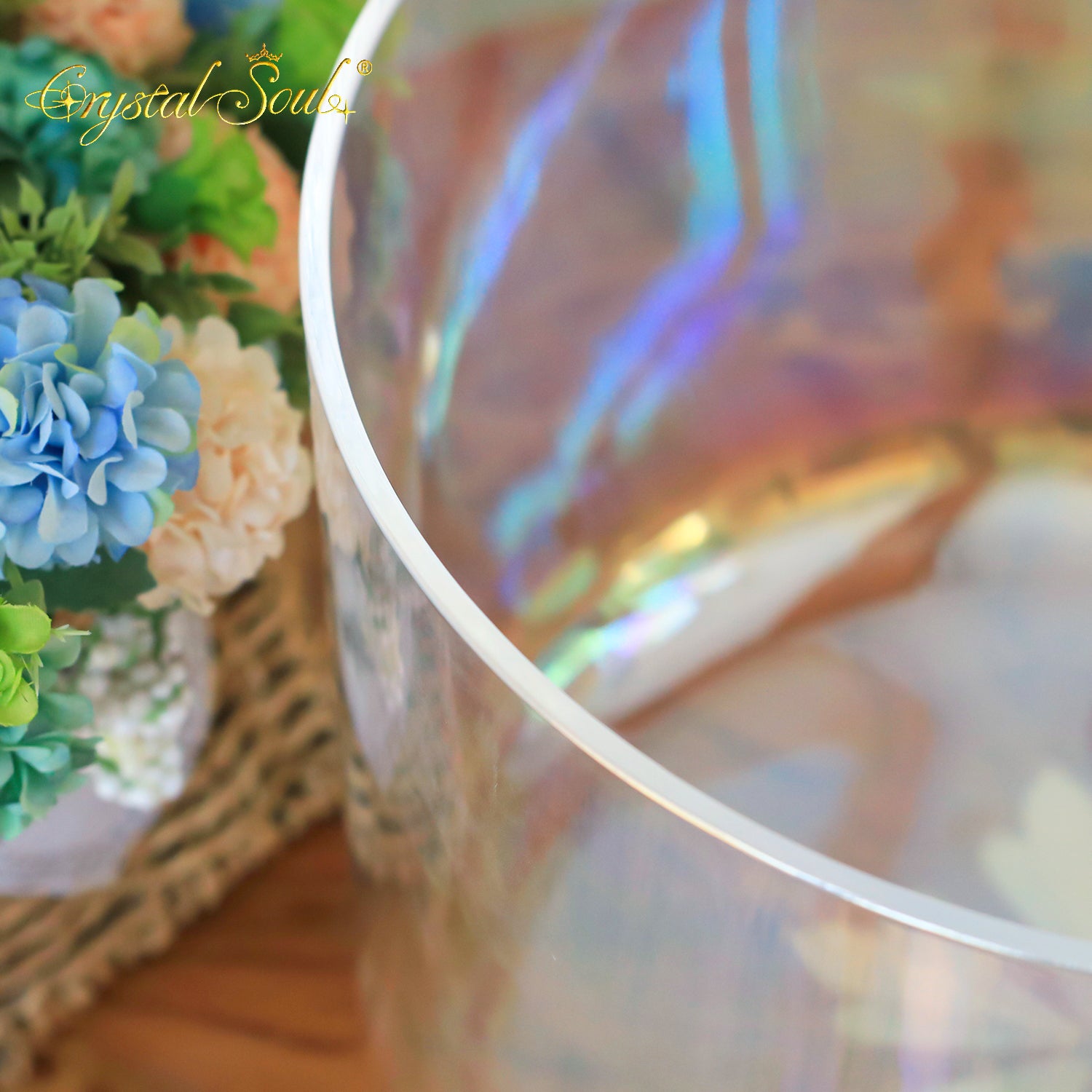 Crystal Soul Thickened Clear Aurora Alchemy Crystal Bowl