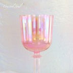Crystal Soul Aurora Pink Double-headed Crystal Holy Chalice