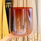 Crystal Soul Red Gradient Alchemy Crystal Bowl