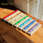 Crystal Soul Chakra Colored Crystal Chimes Set