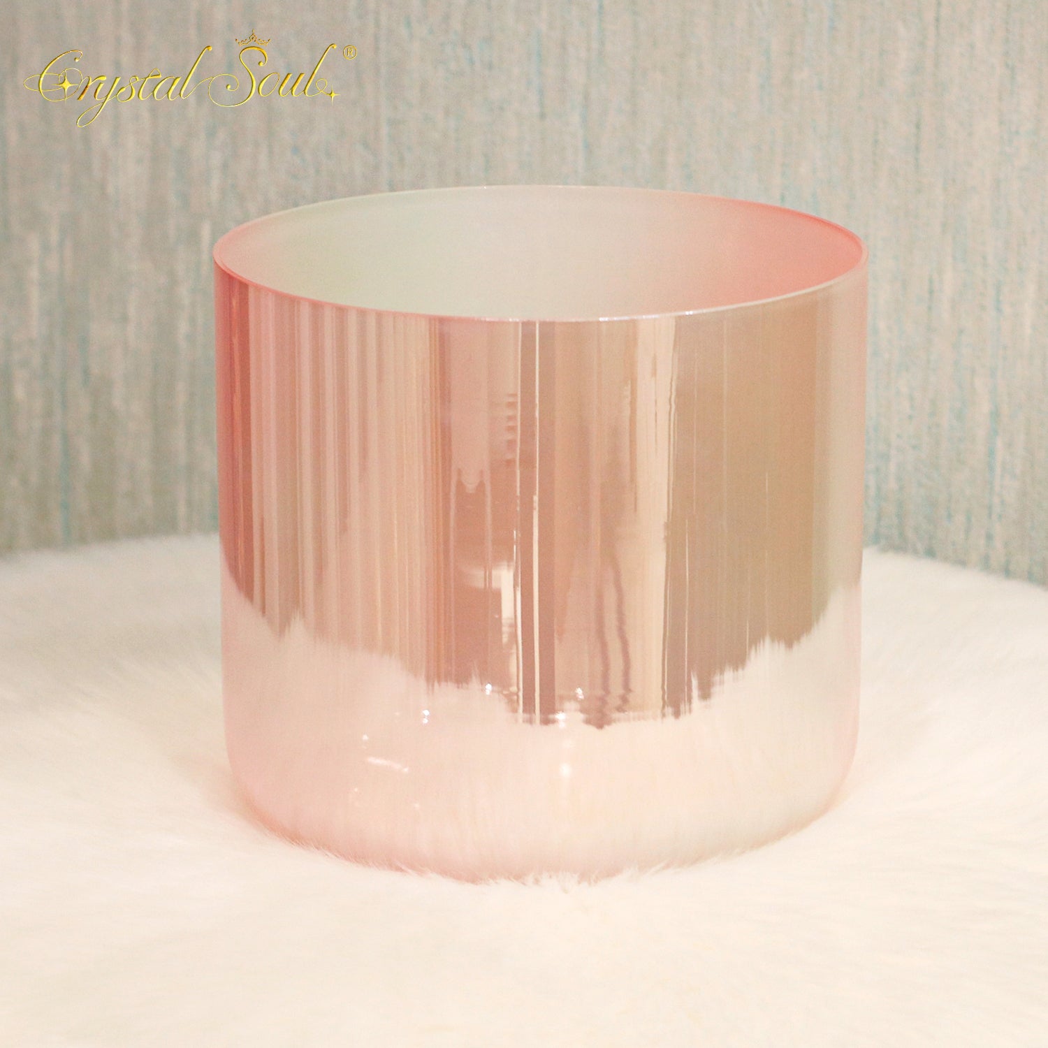 Crystal Soul Cherry Blossom Pink Pearl Alchemy Crystal Singing Bowl