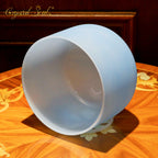 Crystal Soul Macaron Azure Frosted Crystal Singing Bowl