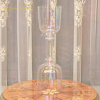 Crystal Soul Clear Aurora Double-Headed Crystal Holy Chalice Customizable Tones