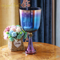 Crystal Soul Metal Multi layered Gradient Holy Grail Alchemy Crystal Bowl