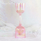 Crystal Soul Aurora Pink Double-headed Crystal Holy Chalice