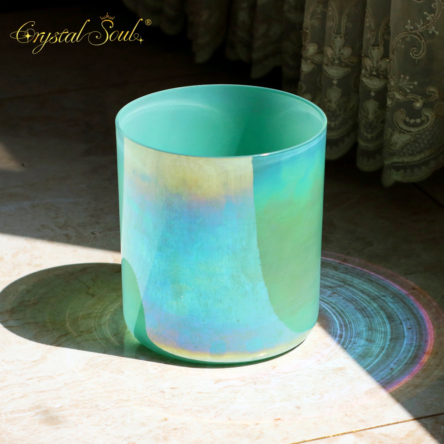 Crystal Soul Jade Green Alchemy Crystal Bowl