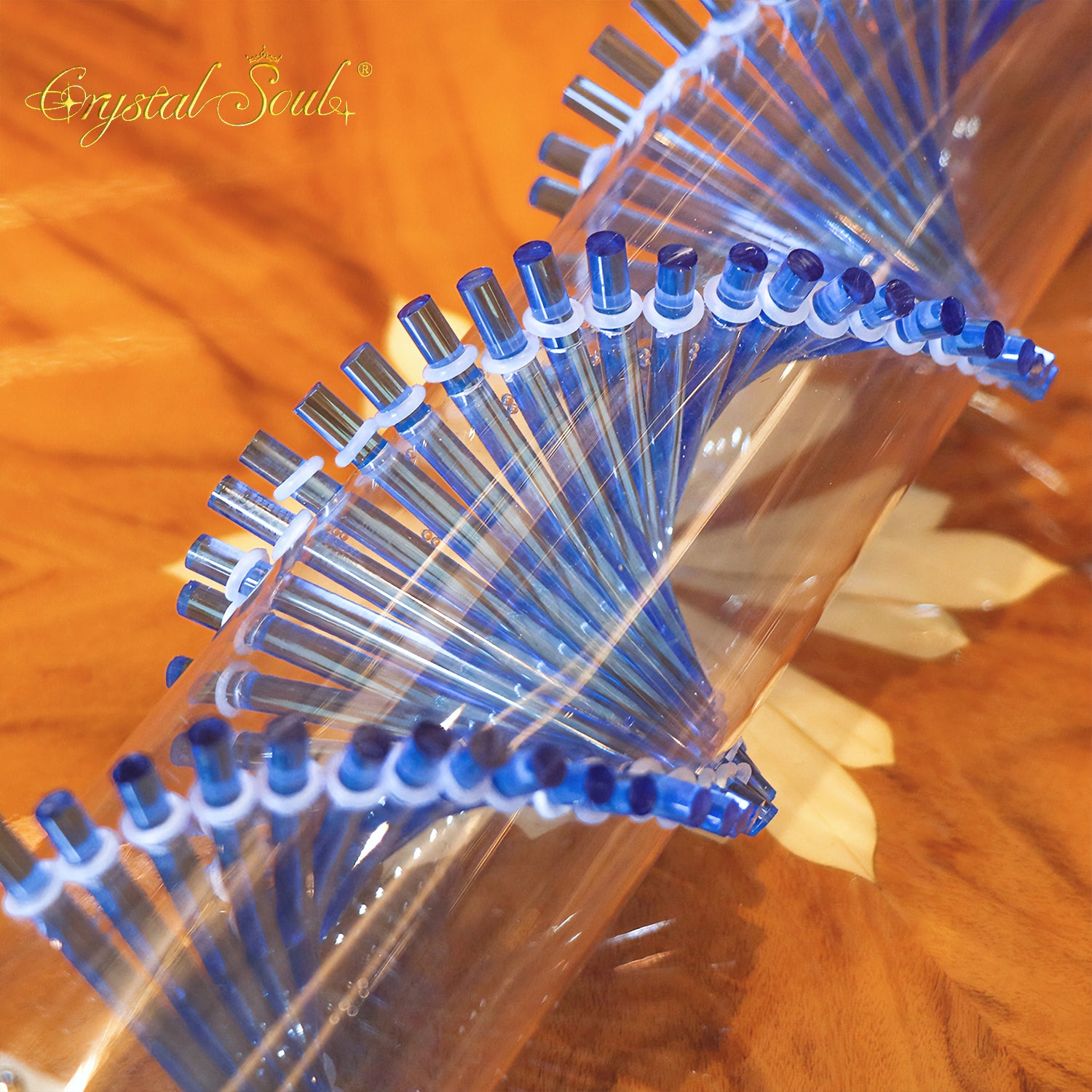 Crystal Soul New Ocean Blue DNA Rain Stick